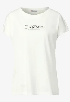 Shirt met folietekst