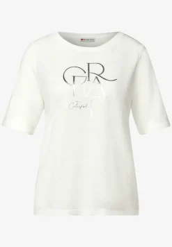 Shirt met folietekst