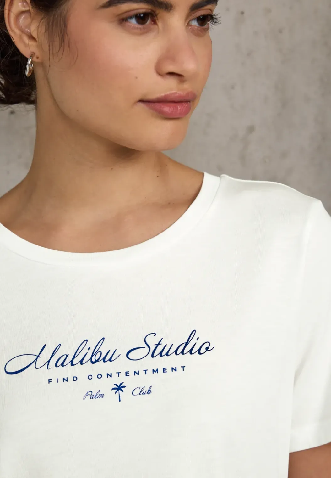 Shirt met folietekst