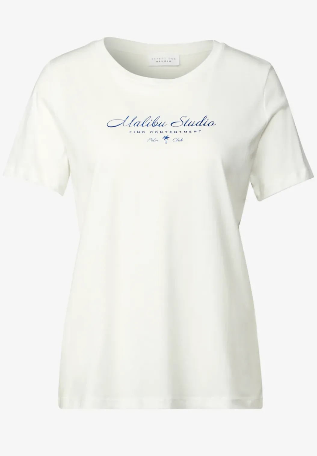 Shirt met folietekst