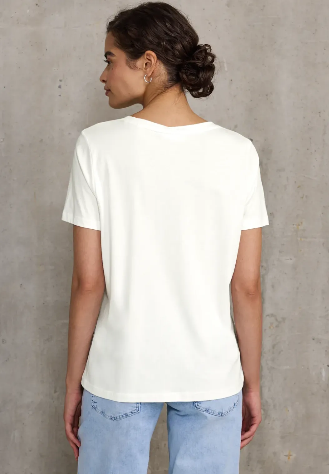 Shirt met folietekst
