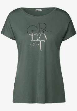 Shirt met folietekst
