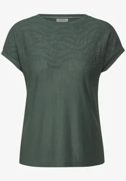 Shirt met geborduurd patroon