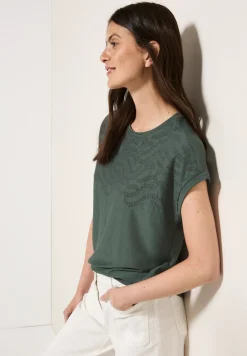 Shirt met geborduurd patroon