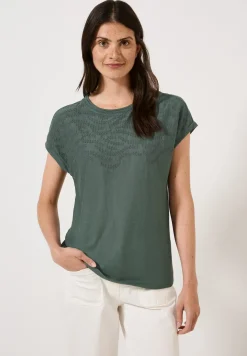 Shirt met geborduurd patroon