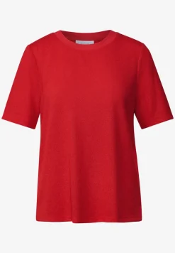 Shirt met gebreide look