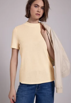 Shirt met gebreide look