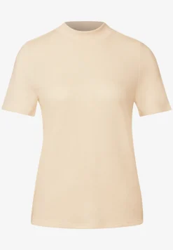 Shirt met gebreide look