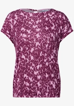 Shirt met gebreide look en patroon