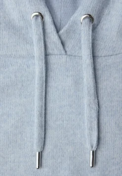 Shirt met gemêleerde capuchon