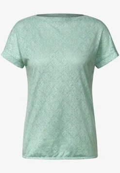Shirt met gemêleerde look