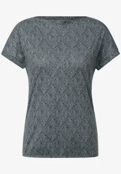 Shirt met gemêleerde look
