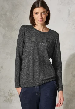 Shirt met gemêleerde look