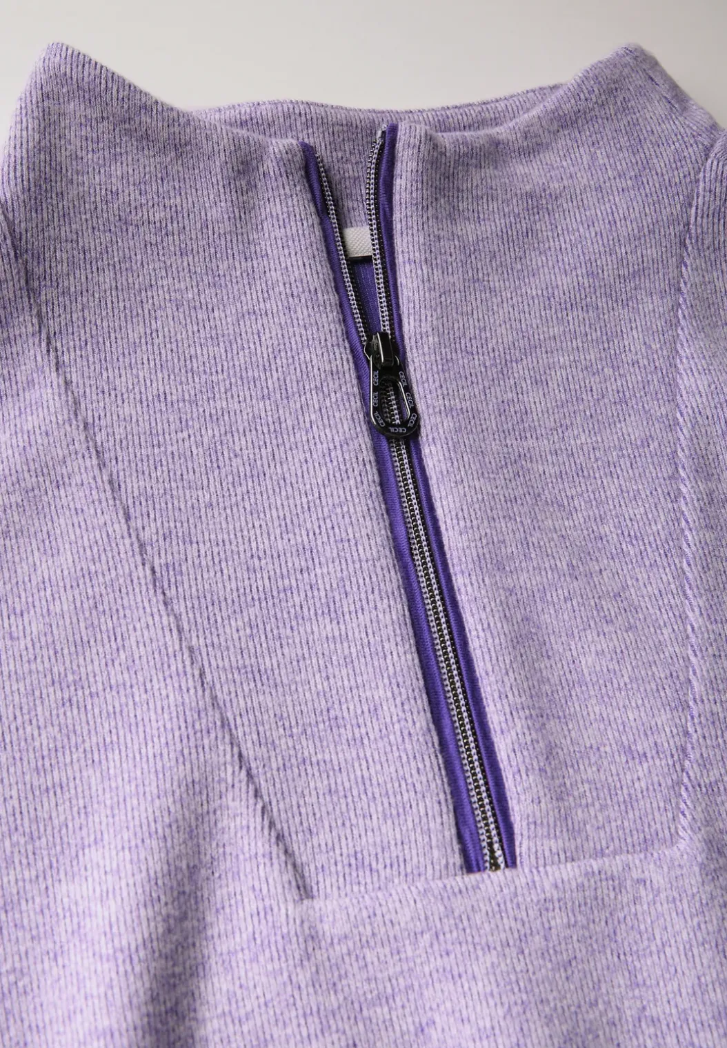 Shirt met gemêleerde look