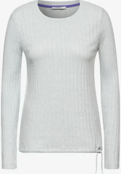 Shirt met geribbelde structuur