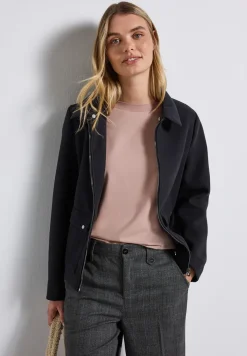 Shirt met geribd detail