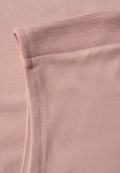 Shirt met geribd detail