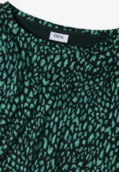 Shirt met geribde structuur