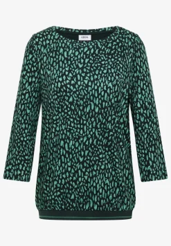 Shirt met geribde structuur