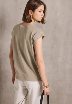 Shirt met gewassen look