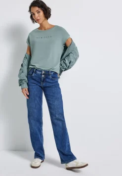 Shirt met glitterdetails