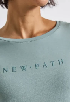 Shirt met glitterdetails