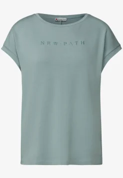 Shirt met glitterdetails