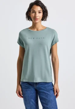 Shirt met glitterdetails