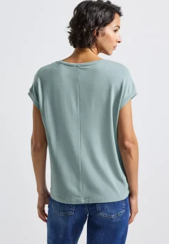 Shirt met glitterdetails