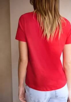 Shirt met hartjesprint