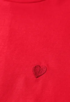 Shirt met hartjesprint