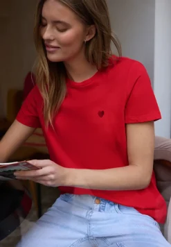 Shirt met hartjesprint