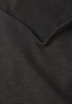 Shirt met hartvormige halslijn
