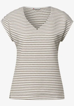 Shirt met hartvormige halslijn