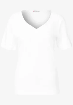 Shirt met hartvormige halslijn