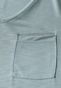 Shirt met juwelendetail