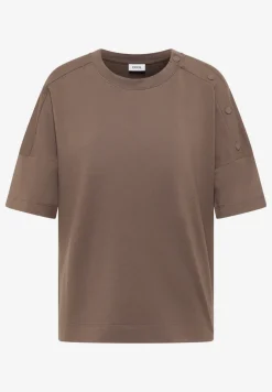 Shirt met knoopdetail
