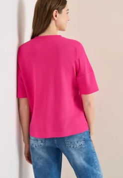 Shirt met knoopdetail
