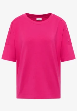 Shirt met knoopdetail