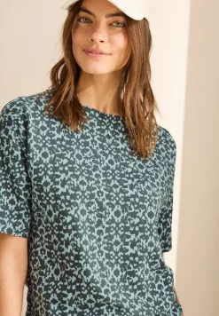 Shirt met knoopdetail