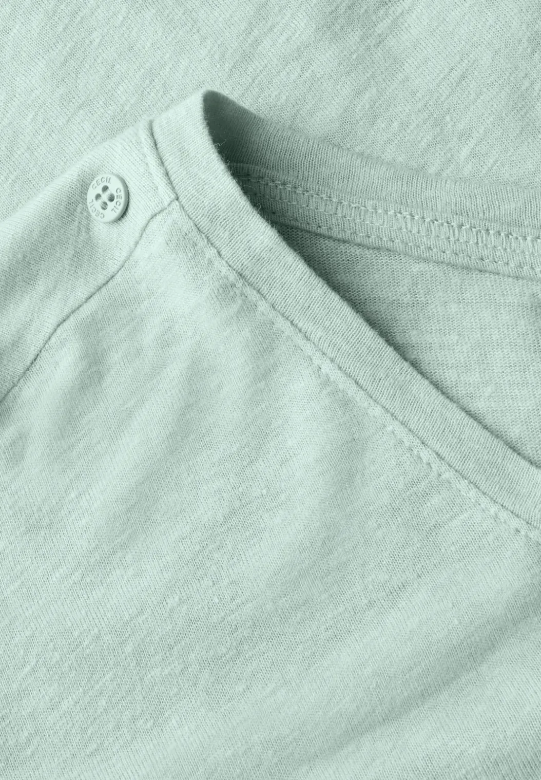 Shirt met knoopdetail