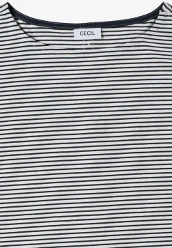 Shirt met korte mouwen, boothals en knopen
