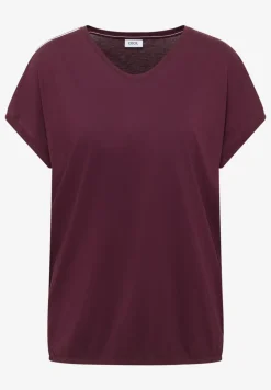 Shirt met korte mouwen en banddetail