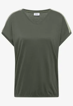 Shirt met korte mouwen en banddetail