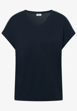 Shirt met korte mouwen en banddetail