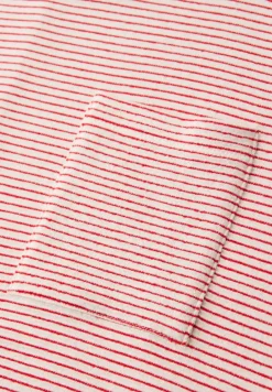 Shirt met korte mouwen en gestructureerde strepen