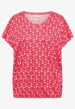 Shirt met korte mouwen en kanten detail