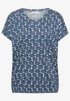 Shirt met korte mouwen en kanten detail