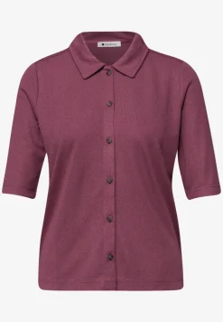 Shirt met korte mouwen en knoopsluiting