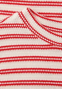Shirt met korte mouwen en textuur
